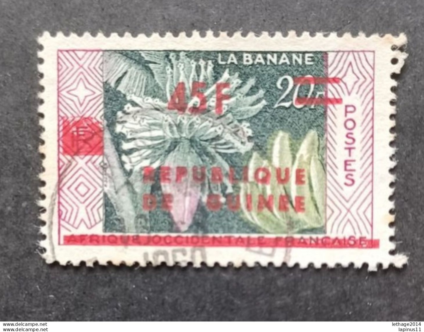 AFRICA OCC. FRANCESE 1959 Stamps Of French West Africa Surcharged & Overprinted "REPUBLIQUE DE GUINEE" - Usados