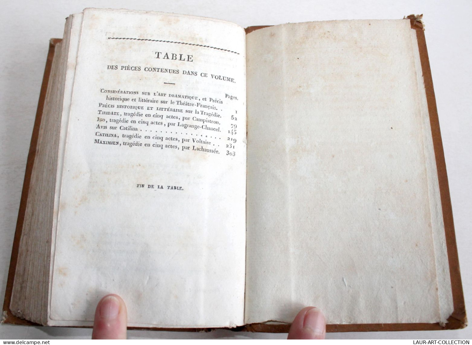 SUITE DU REPERTOIRE DU THEATRE FRANCAIS Par LEPEINTRE TRAGEDIES TOME I 1822 DABO / ANCIEN LIVRE XIXe SIECLE (1803.244) - Autores Franceses