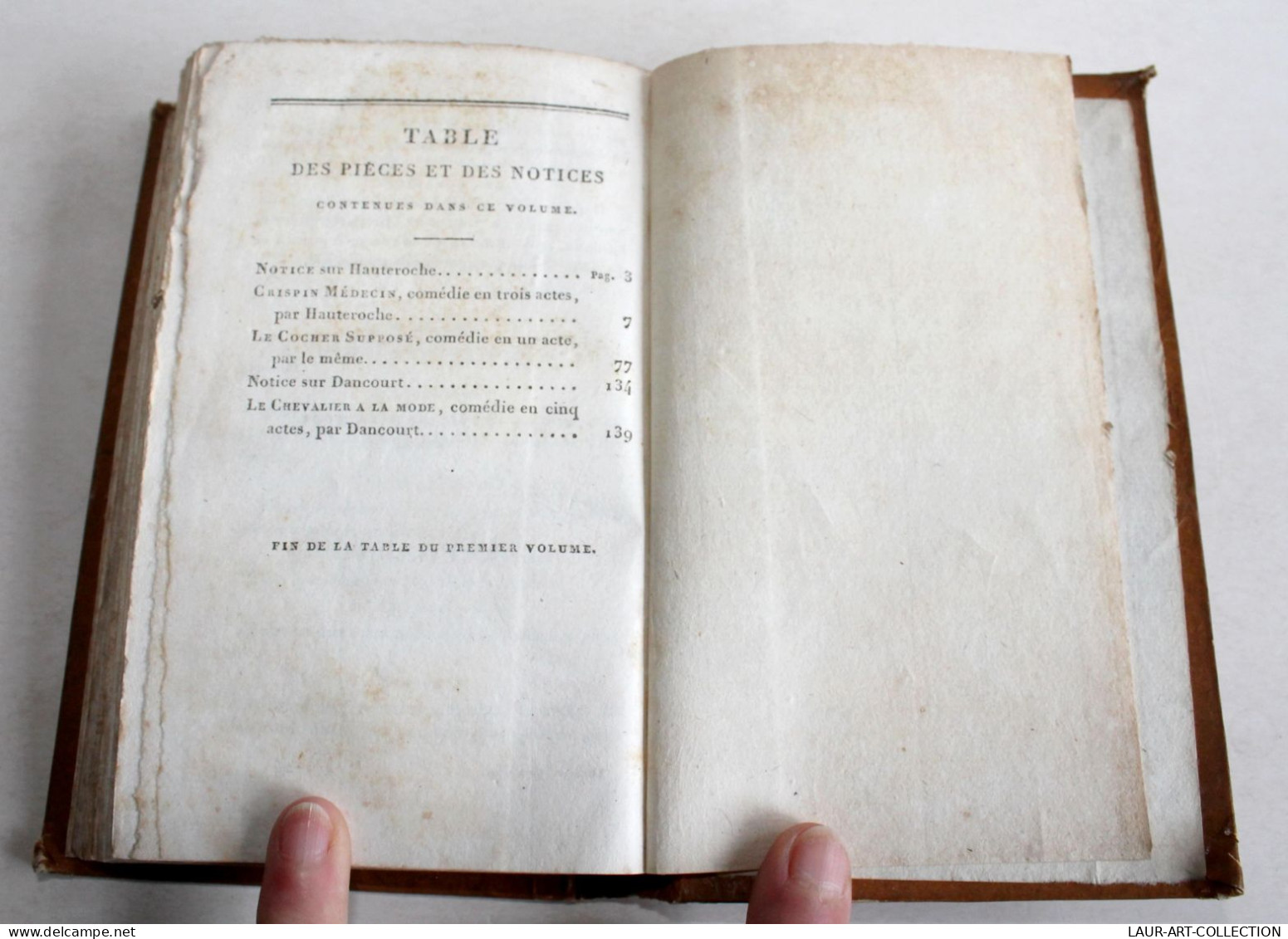 REPERTOIRE GENERAL DU THEATRE FRANCAIS, TRAGEDIES COMEDIES & DRAMES, TOME 1 1821 / ANCIEN LIVRE XIXe SIECLE (1803.245) - Autori Francesi