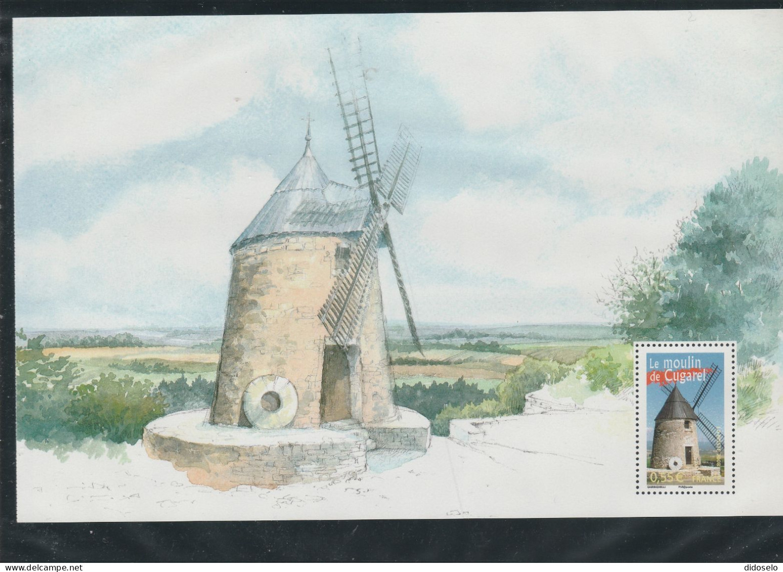 France - 2008 - Windmill / Booklet Pane MNH(**) / Fom Prestige Booklet - Mulini