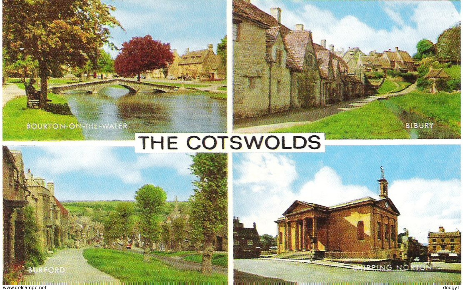 SCENES FROM THE COTSWOLDS, OXFORDSHIRE, ENGLAND. UNUSED POSTCARD Mm5 - Sonstige & Ohne Zuordnung