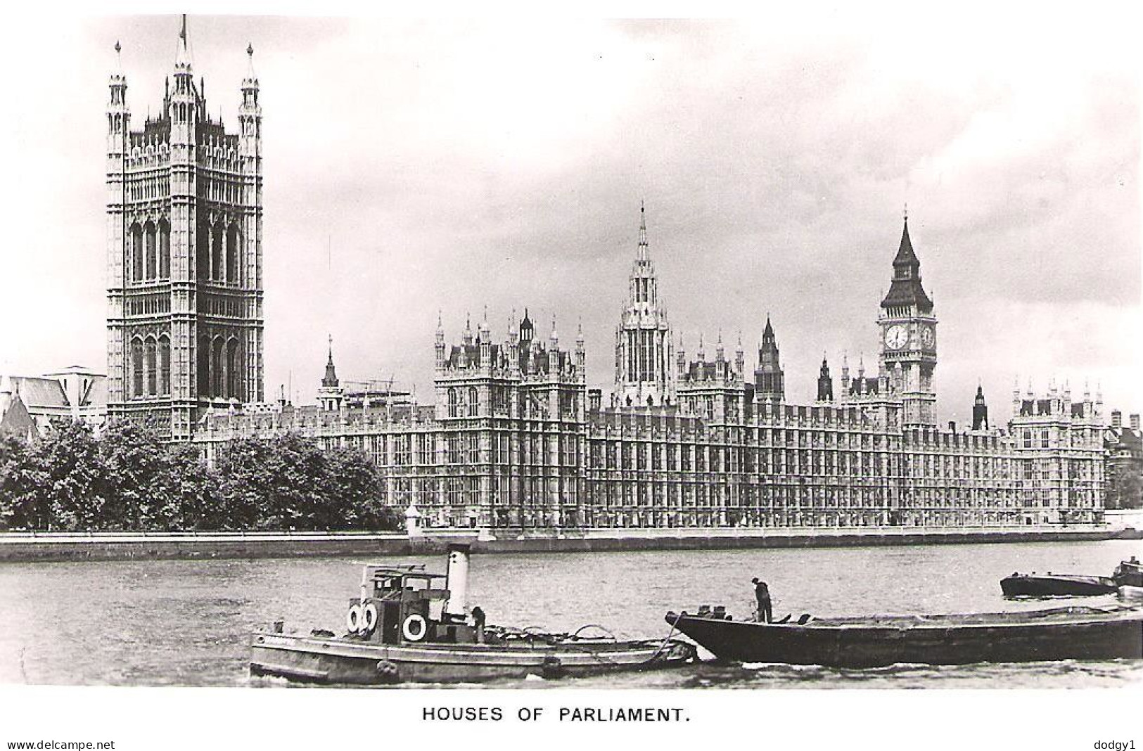 HOUSES OF PARLIAMENT, LONDON, ENGLAND. UNUSED POSTCARD Mm5 - Houses Of Parliament