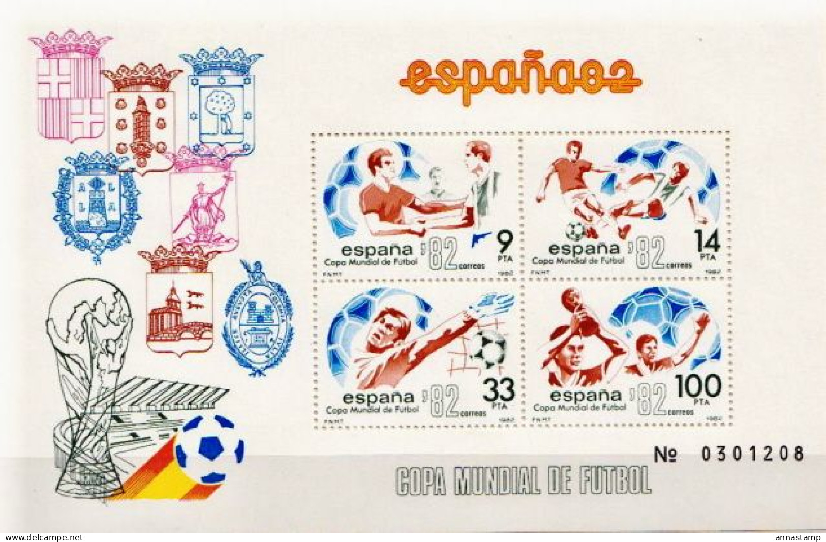 Spain MNH SS - 1982 – Espagne