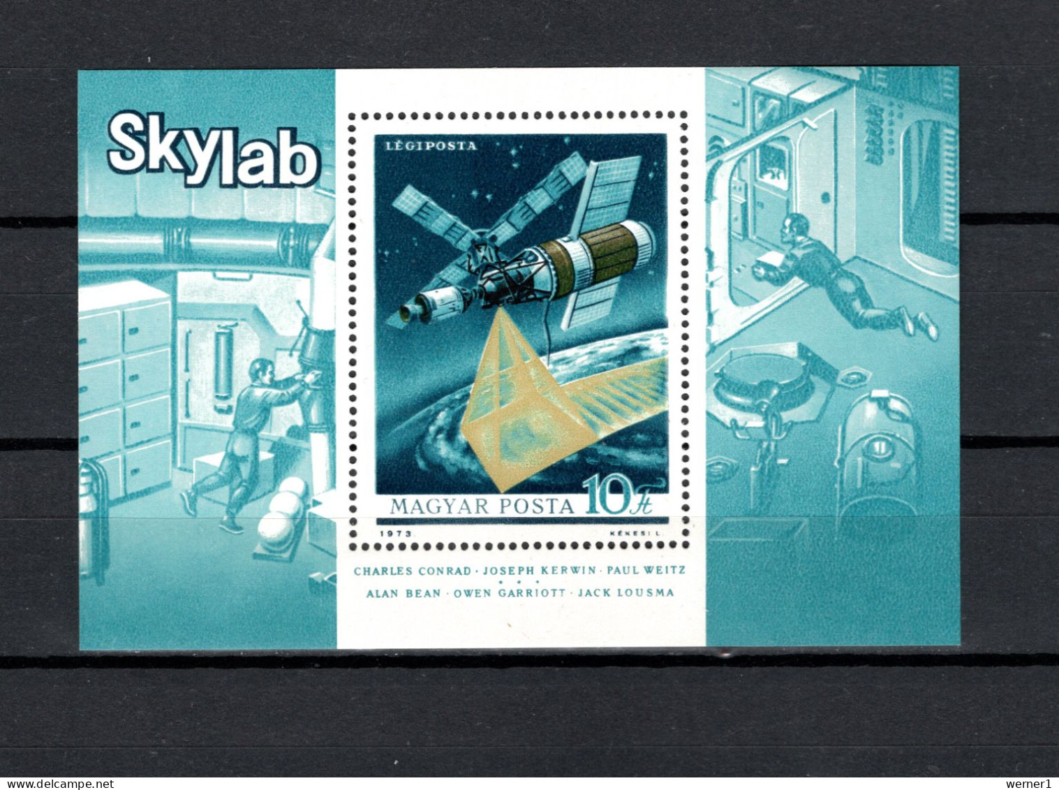 Hungary 1973 Space, Skylab S/s MNH - Europa