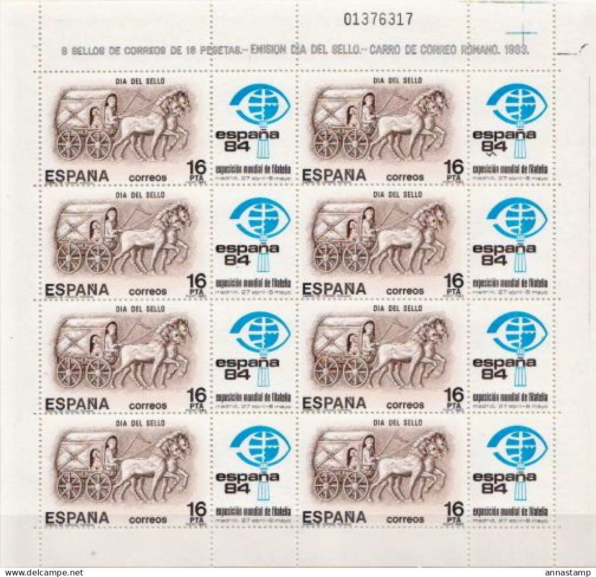 Spain MNH Minisheet - Philatelic Exhibitions