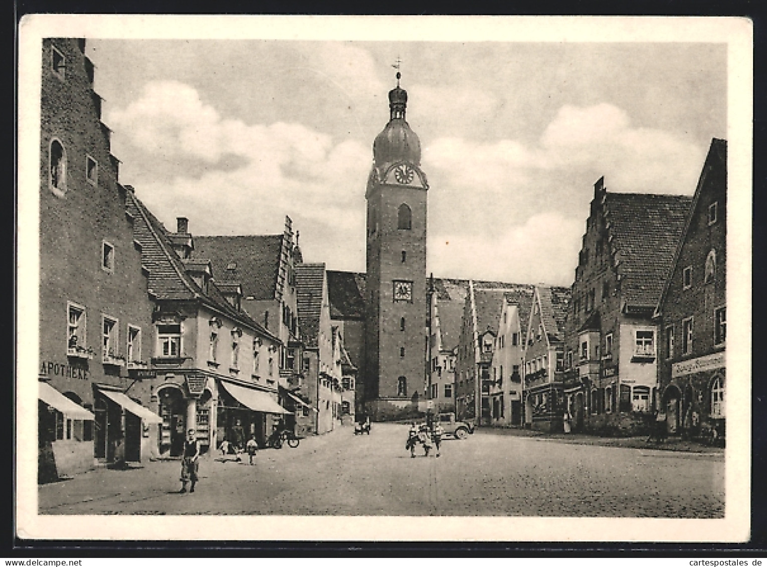 AK Schwandorf /Oberpfalz, Kirche Am Marktplatz  - Schwandorf