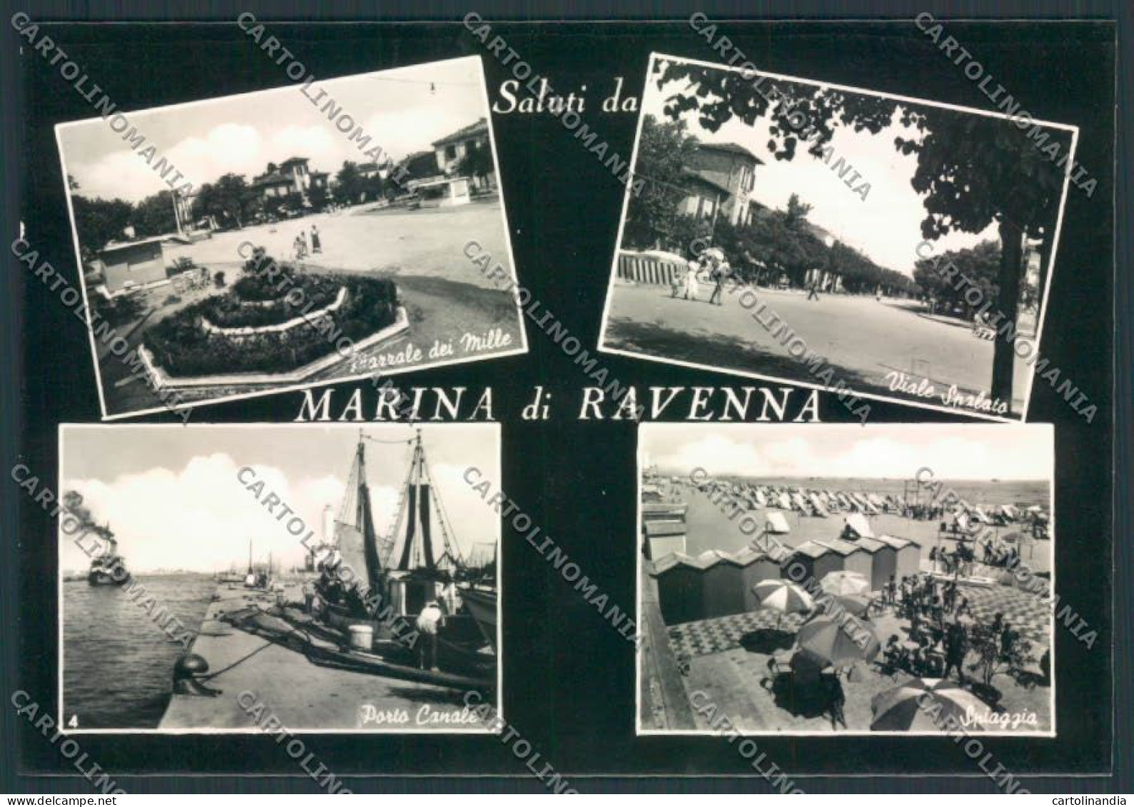 Ravenna Marina Di Saluti Da Foto FG Cartolina ZF4709 - Ravenna