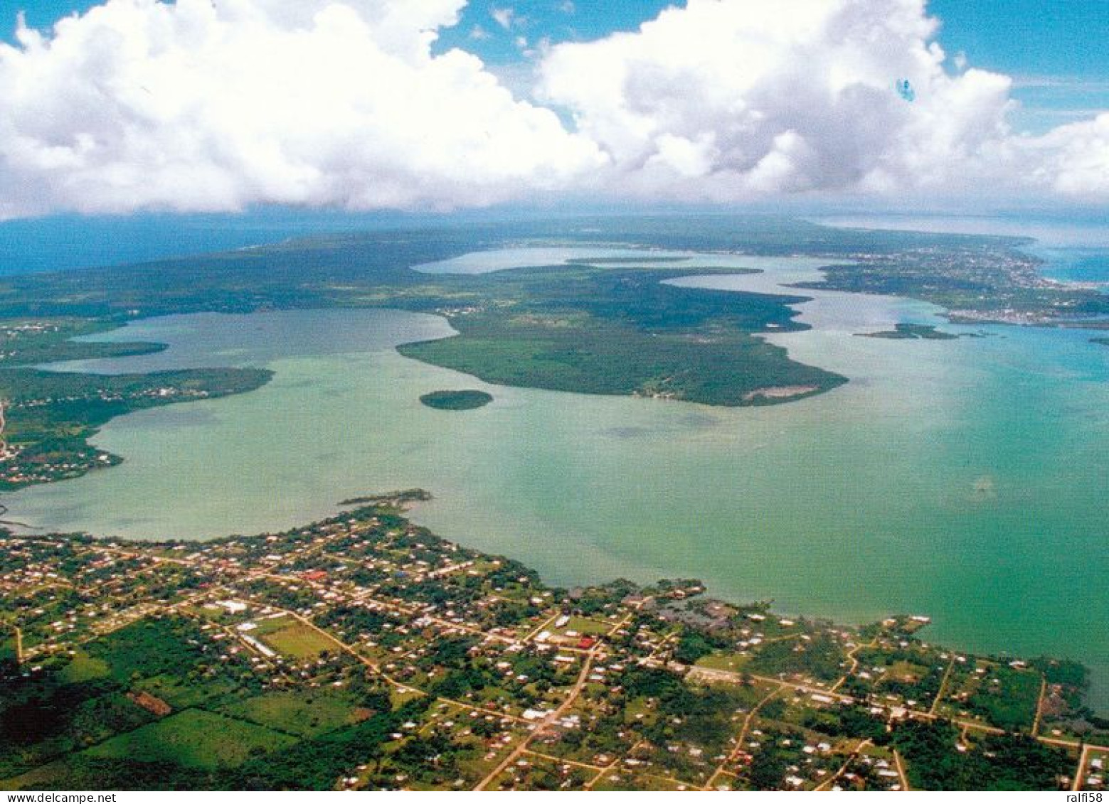 1 AK Tonga * Blick über Tongatapu Die Größte Insel Des Königreichs Tonga - Luftbildaufnahme * - Tonga