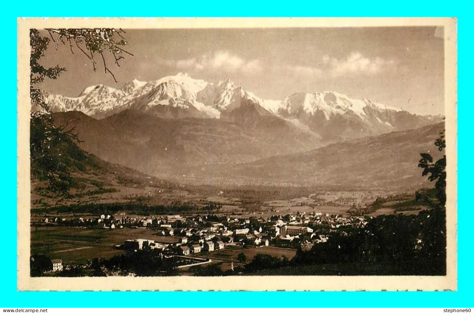 A724 / 037 74 - Sallanches Et Le Mont-Blanc - Sallanches
