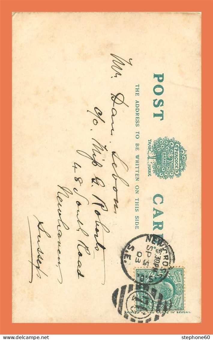 A721 / 447 Jolie Cachet Sur Timbre Aberystwith The Devils Bridge - Storia Postale