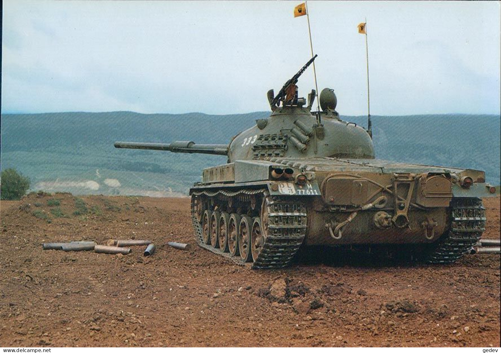 Armée Suisse, Char De Combat PZ 68 (6543) 10x15 - Matériel