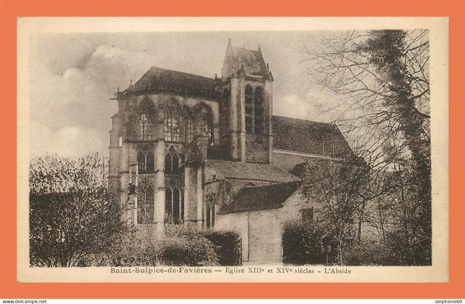 A723 / 317 91 - SAINT SULPICE DE FAVIERES Eglise Abside - Saint Sulpice De Favieres
