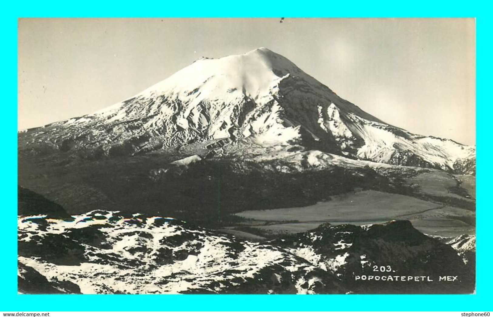 A725 / 067 MEXIQUE POPOCATEPETL Carte PHOTO - México