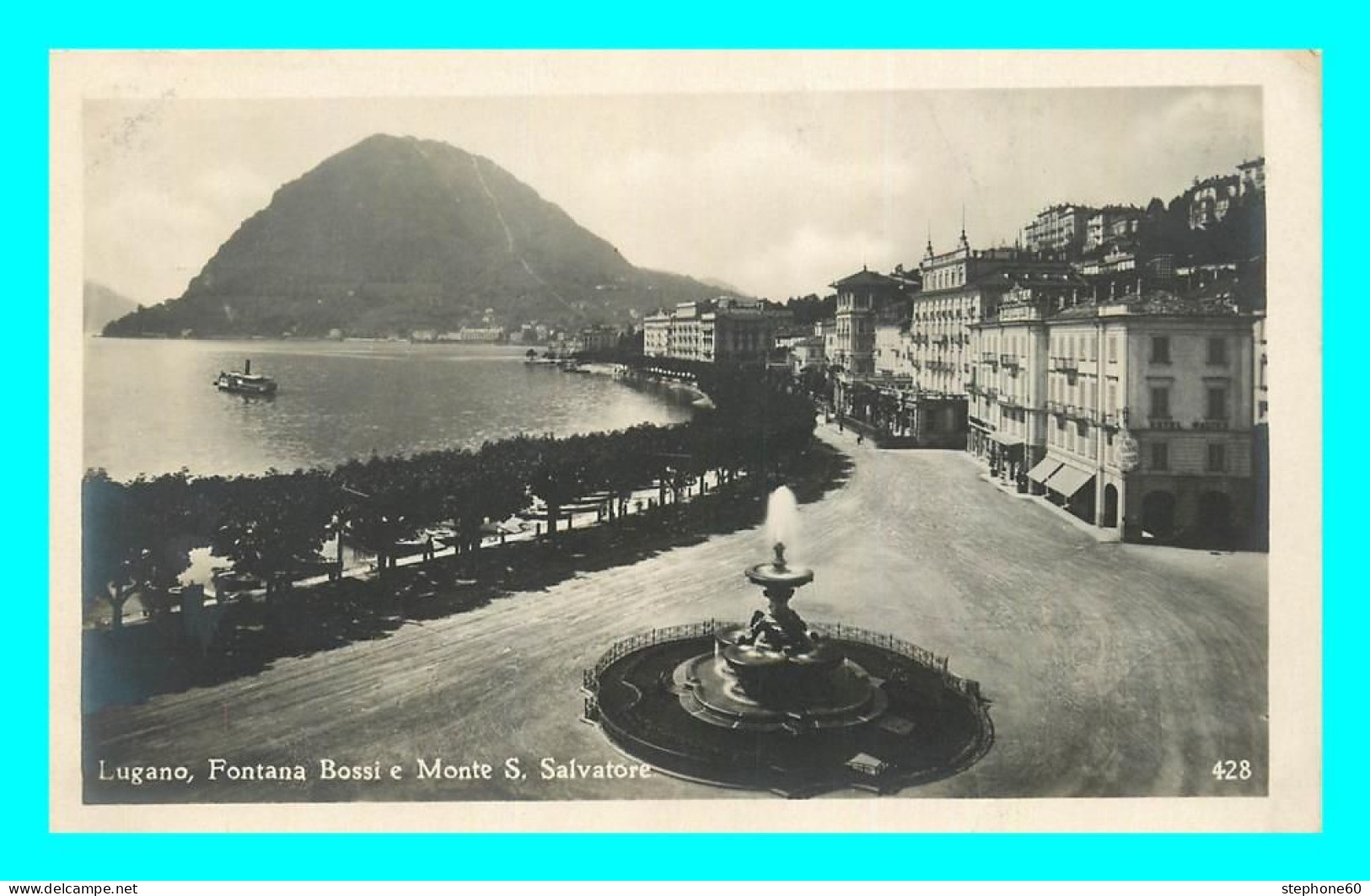 A725 / 377 Suisse LUGANO Fontana E Monte S. Salvatore - Lugano