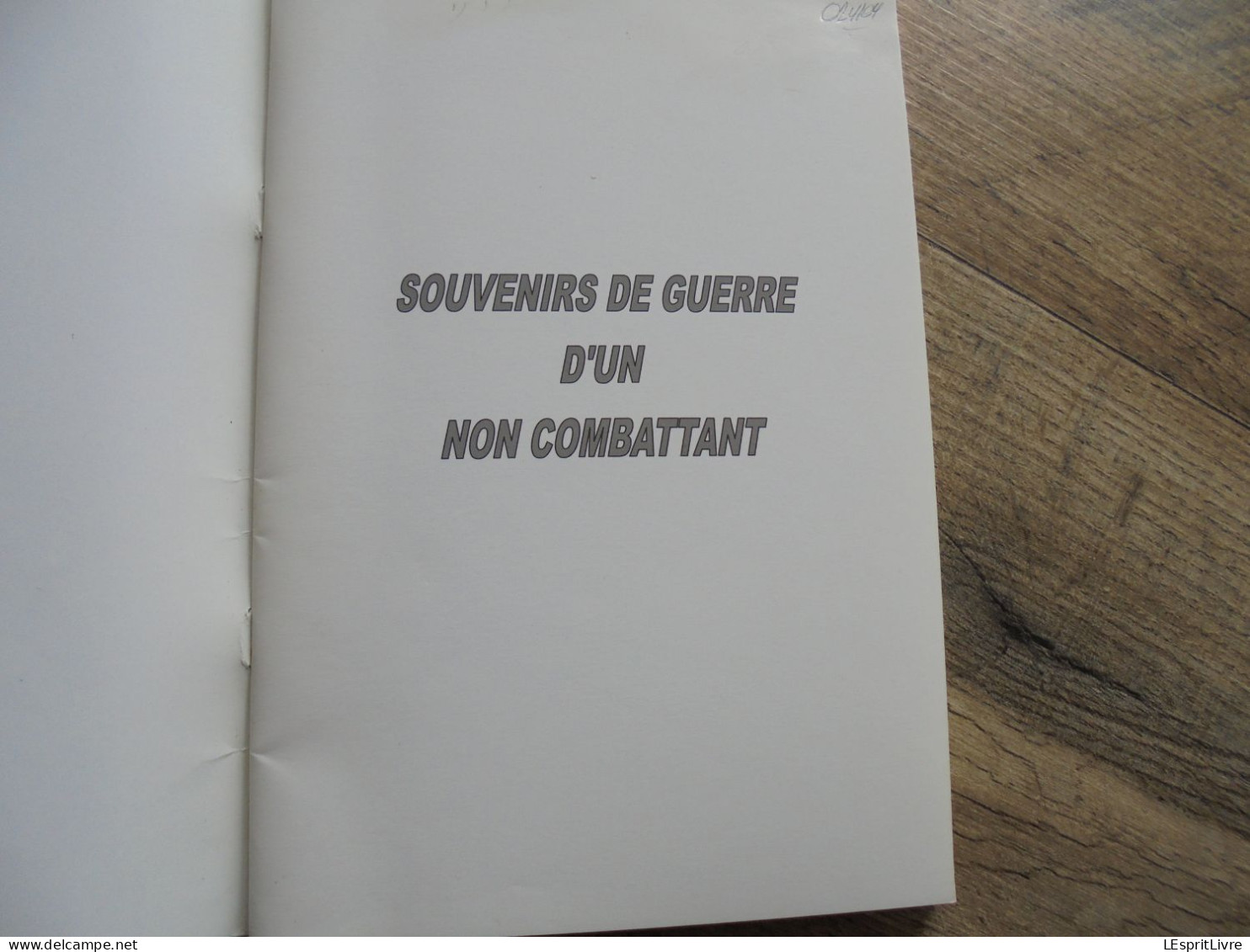 SOUVENIRS DE GUERRE D'UN NON COMBATTANT Régionalisme Valenciennes Guerre 40 45 Bataille Bouchain STO Libération Rafle - Weltkrieg 1939-45