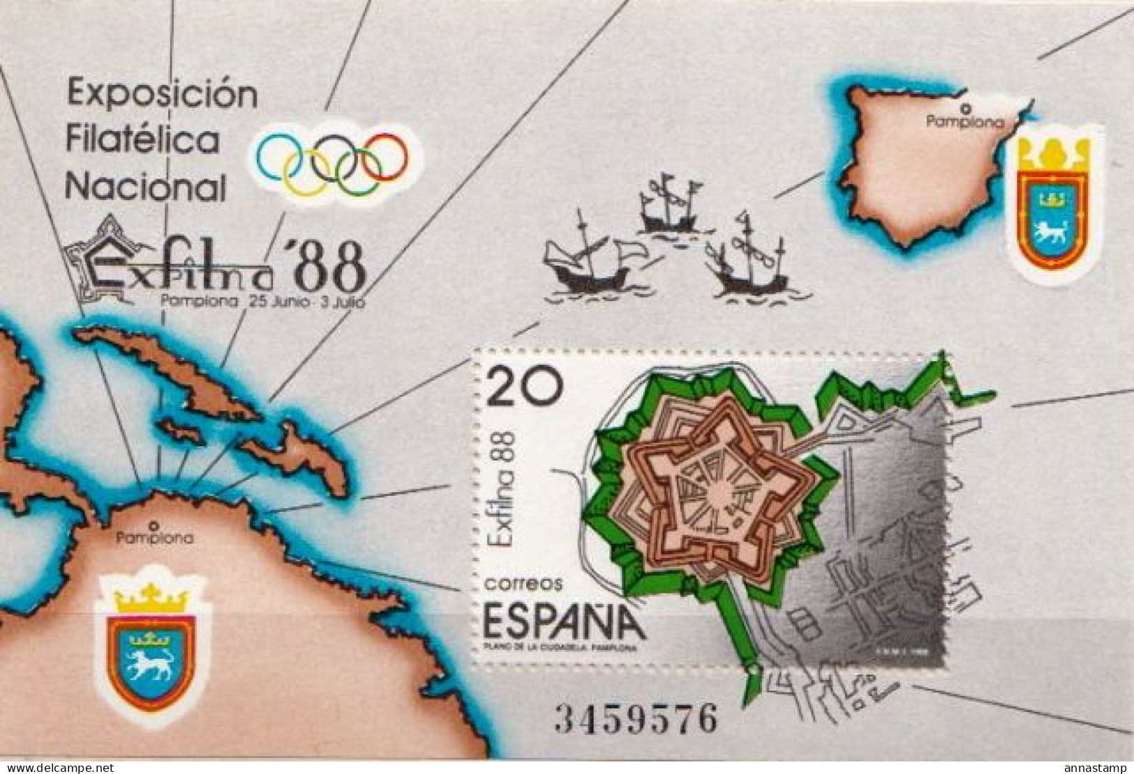 Spain MNH SS - Philatelic Exhibitions