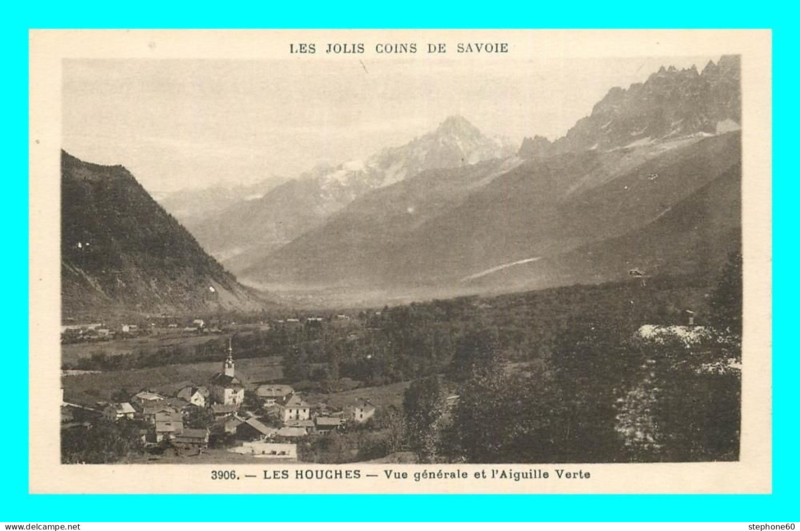 A731 / 249 74 - LES HOUCHES Vue Générale Et L'Aiguille Verte - Les Houches