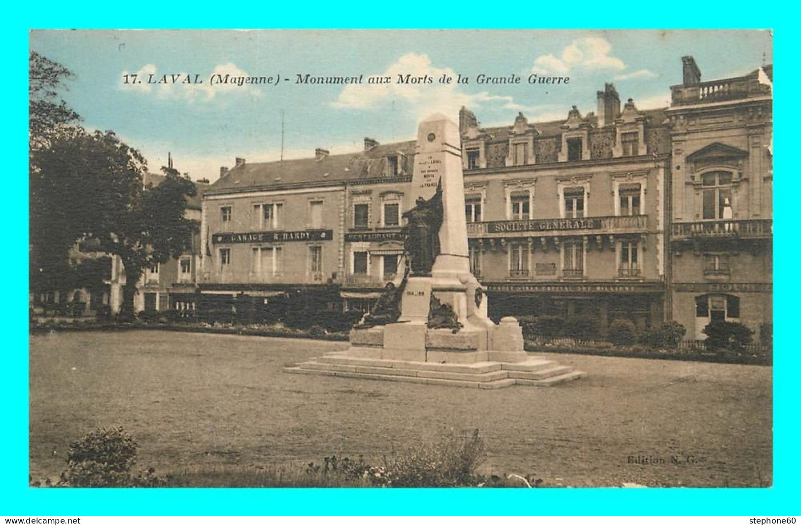 A736 / 155 38 - LAVAL Monument Aux Morts De La Grande Guerre - Laval