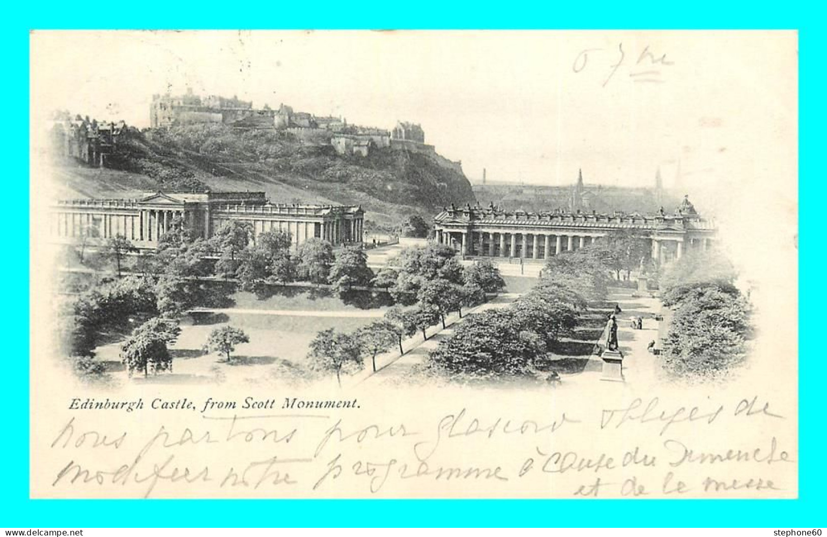 A736 / 247 EDINBURGH Castle From Scott Monument ( Timbre ) - Midlothian/ Edinburgh