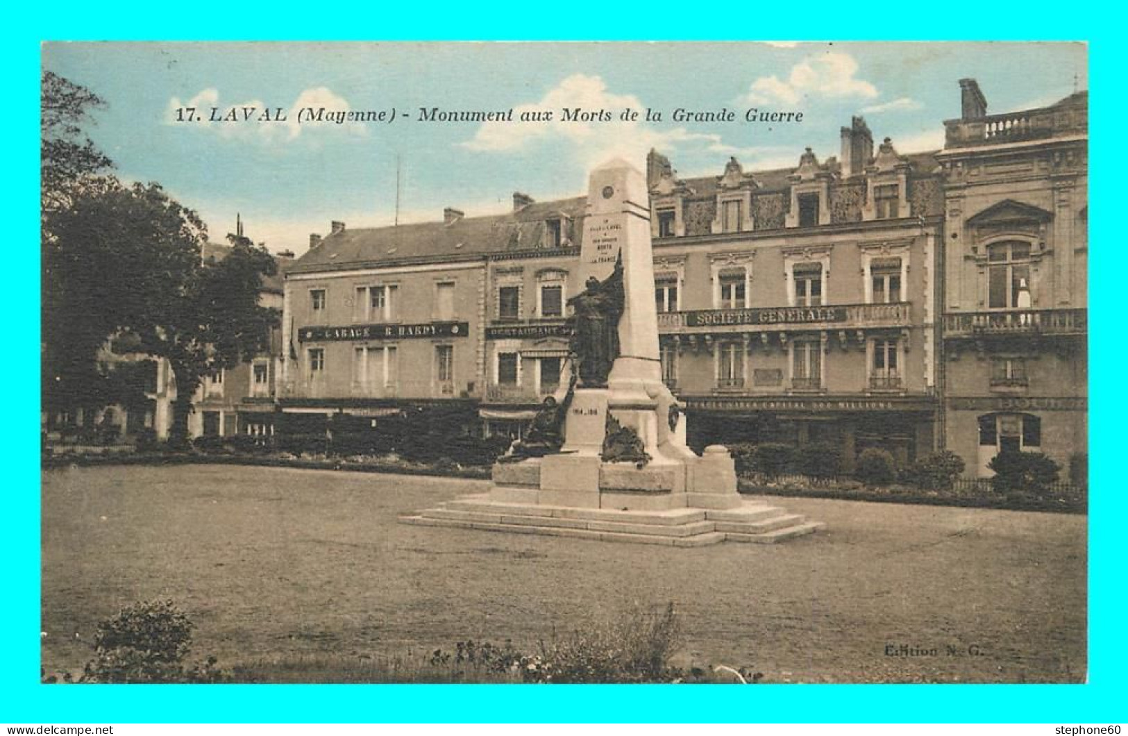 A736 / 159 38 - LAVAL Monument Aux Morts De La Grande Guerre - Laval