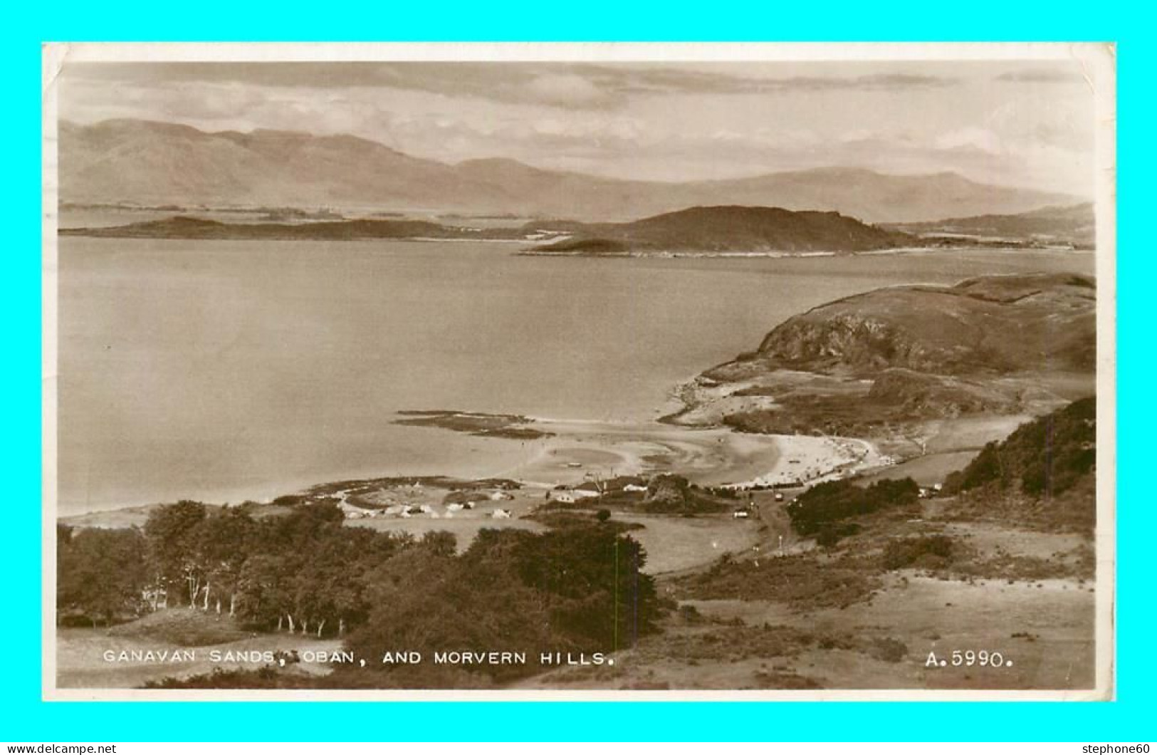 A737 / 375 Ganavan Sands OBAN And Morvern Hills - Argyllshire