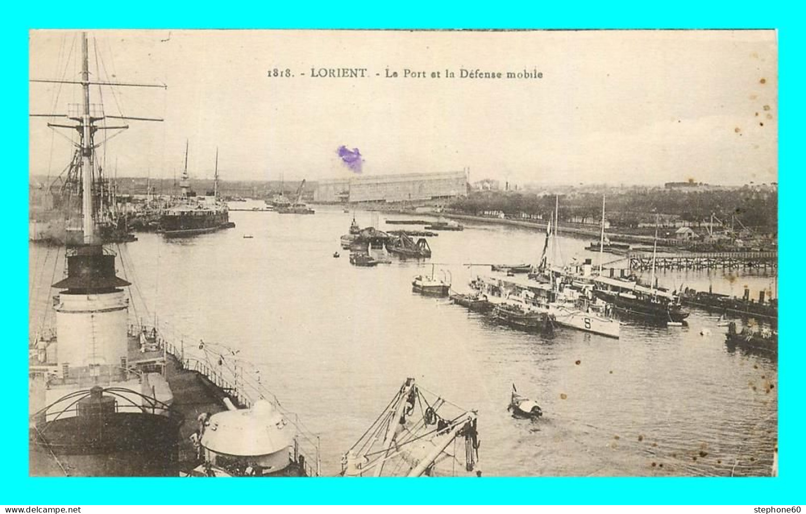 A739 / 189 56 - LORIENT Port Et La Défense Mobile ( Bateau ) - Lorient