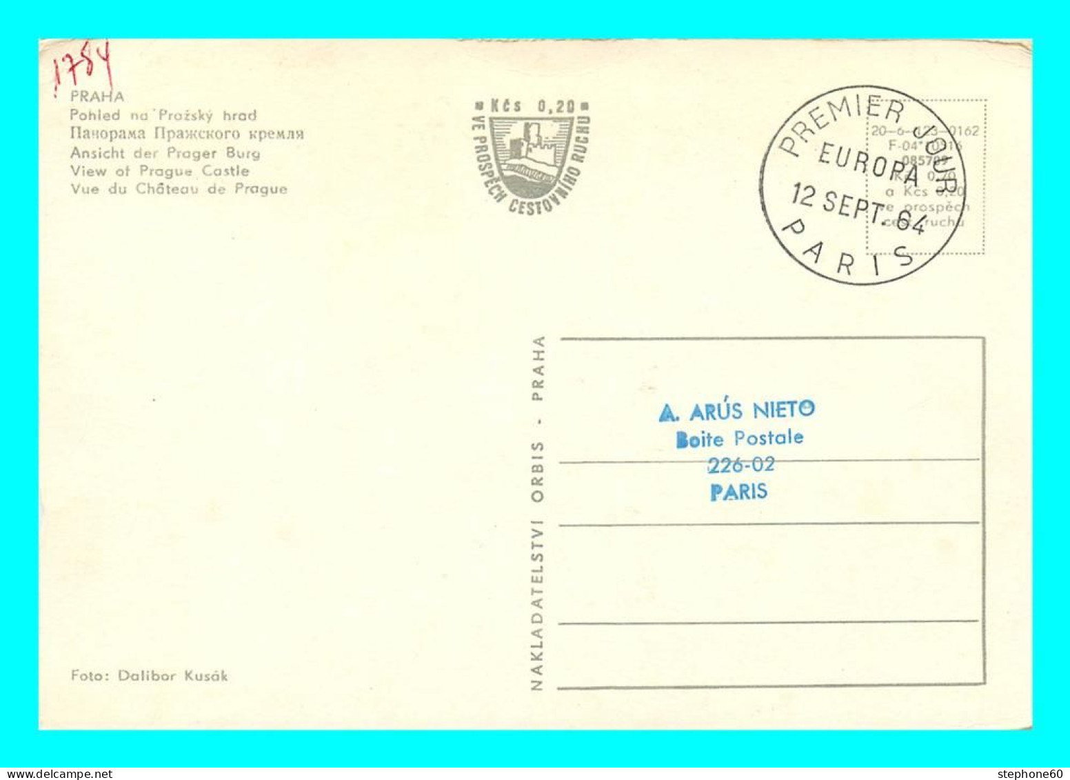 A743 / 473 Cachet PREMIER JOUR Sur Timbre EUROPA 1964 - Waco