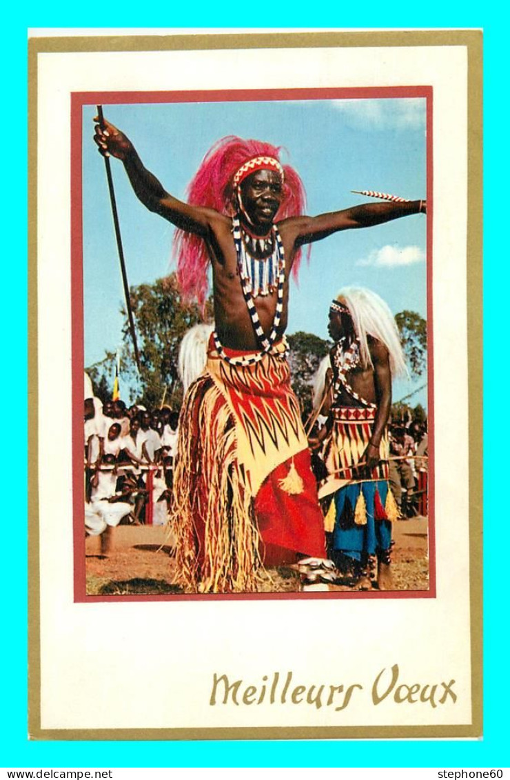 A744 / 137 Bonne Année Danse Africaine - Carte Deux Volets - South Africa