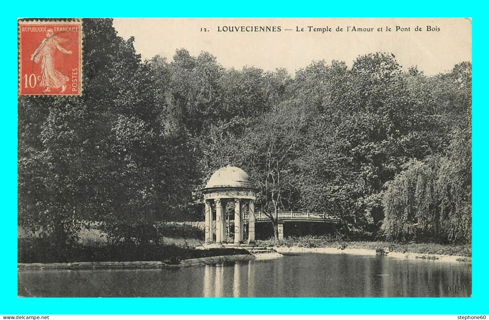 A742 / 141 78 - LOUVECIENNES Temple De L'Amour Et Pont De Bois - Louveciennes