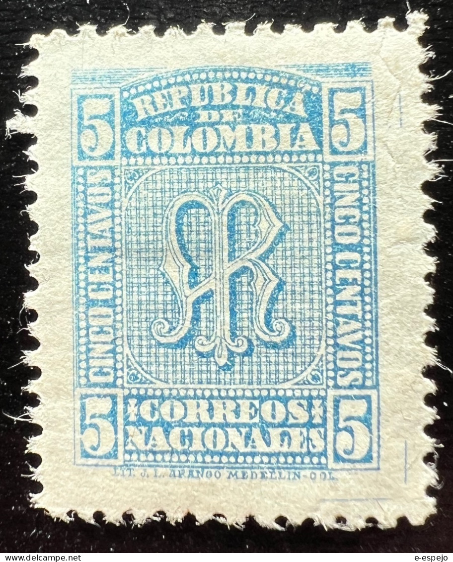 Kolumbien 1904: Coats Of Arms (1904) Mi:CO 205A - Colombie