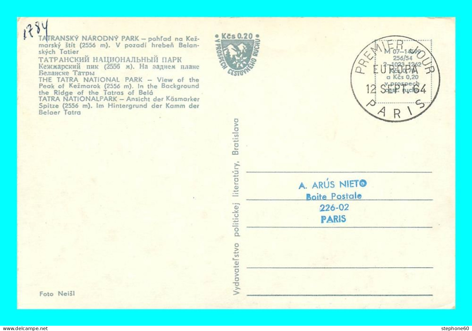 A743 / 471 Cachet PREMIER JOUR Sur Timbre EUROPA 1964 - 1964