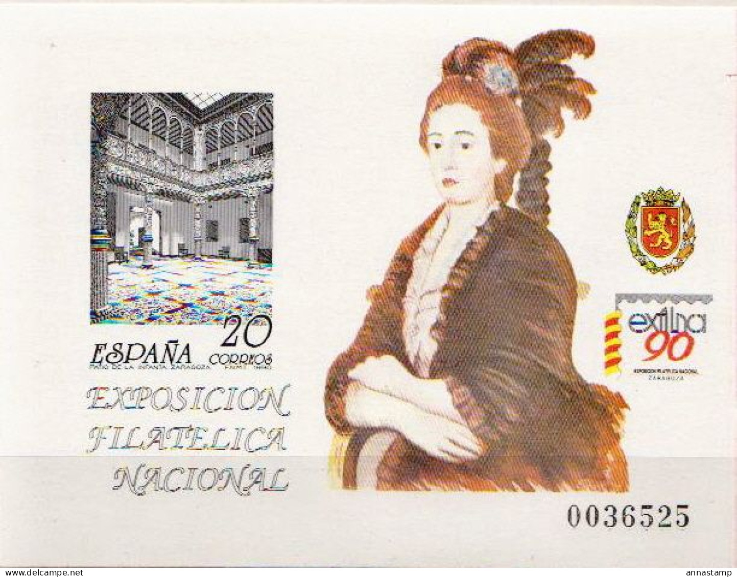 Spain MNH SS, Blackprint - Filatelistische Tentoonstellingen