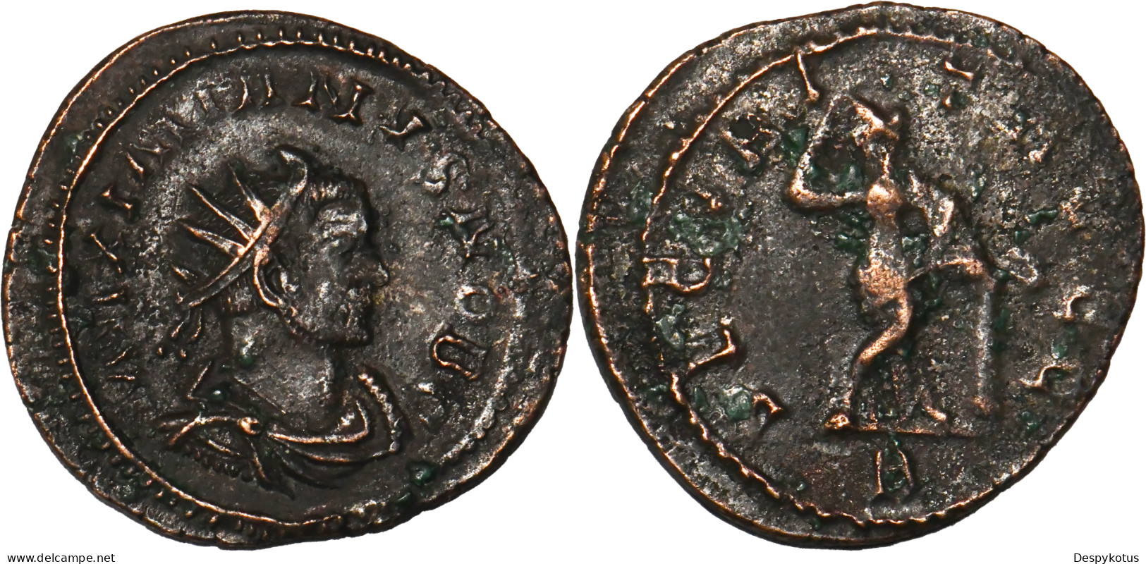 ROME - Aurelianus - GALERE - 294 AD - SECVRIT AVGG - Lyon (B) - 25 Mm - RIC.691 - 19-102 - La Tetrarchía Y Constantino I El Magno (284 / 307)