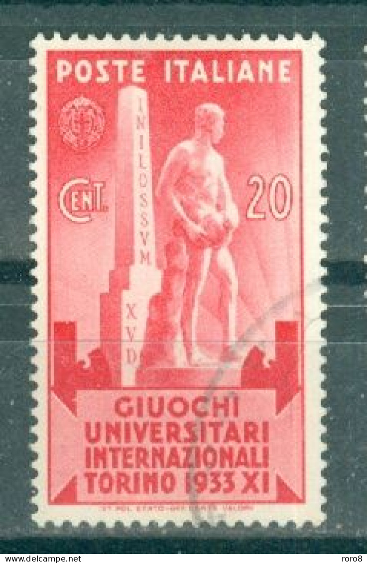 ITALIE - N°322 Oblitéré - Jeux Universitaires Internationaux, à Turin. - Used
