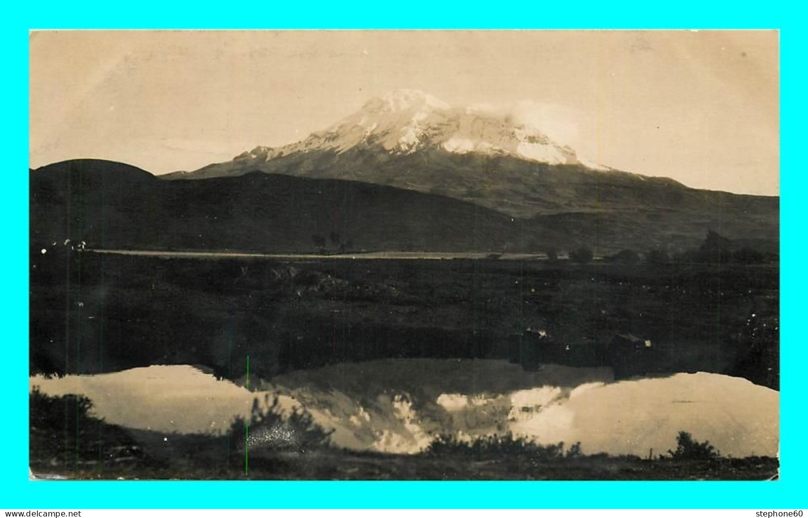 A748 / 021 EQUATEUR Volcan CHIMBORAZO - Carte PHOTO ! - Equateur