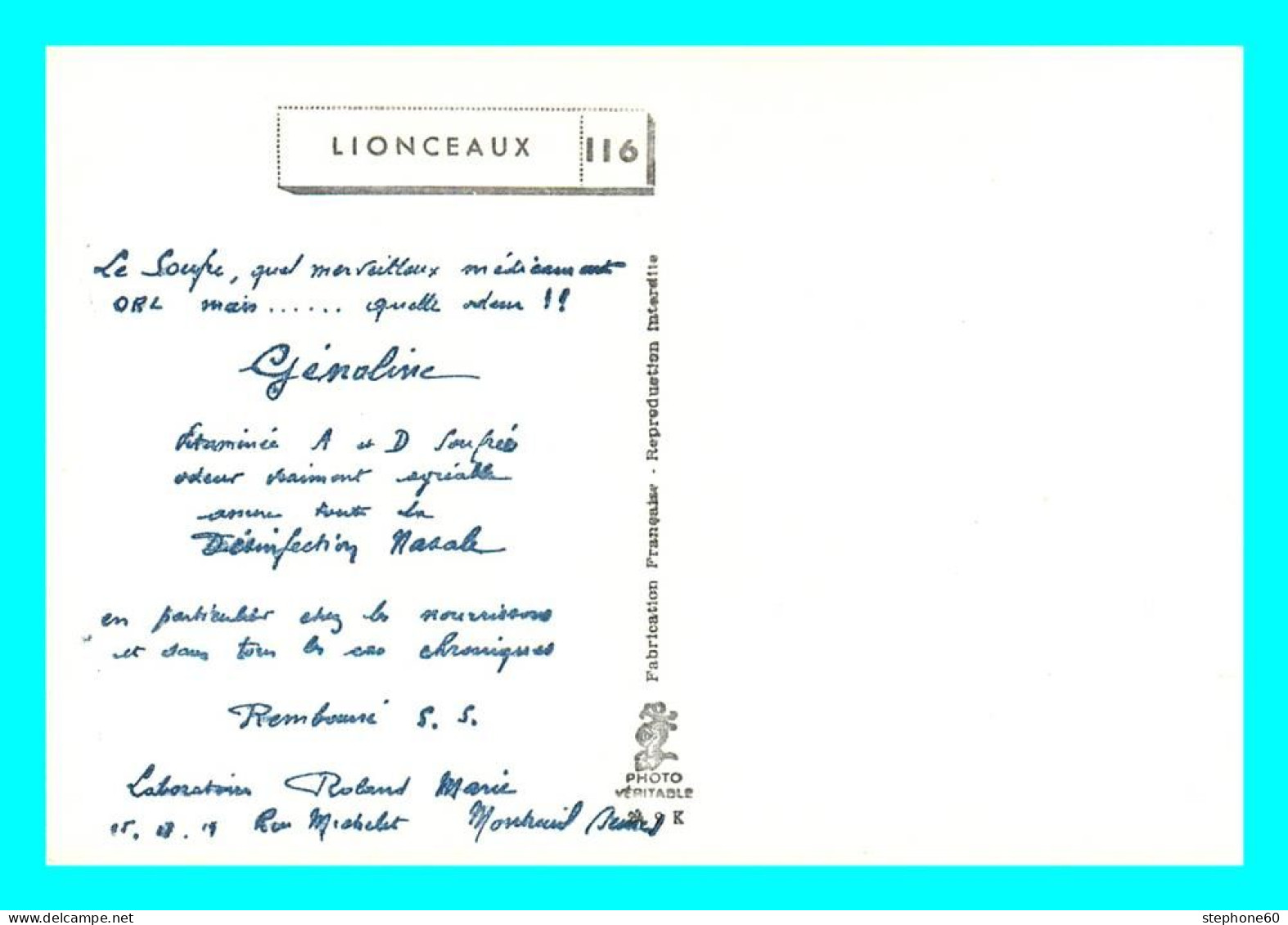 A745 / 301 Lionceaux N° 116 ( Lion ) - Löwen