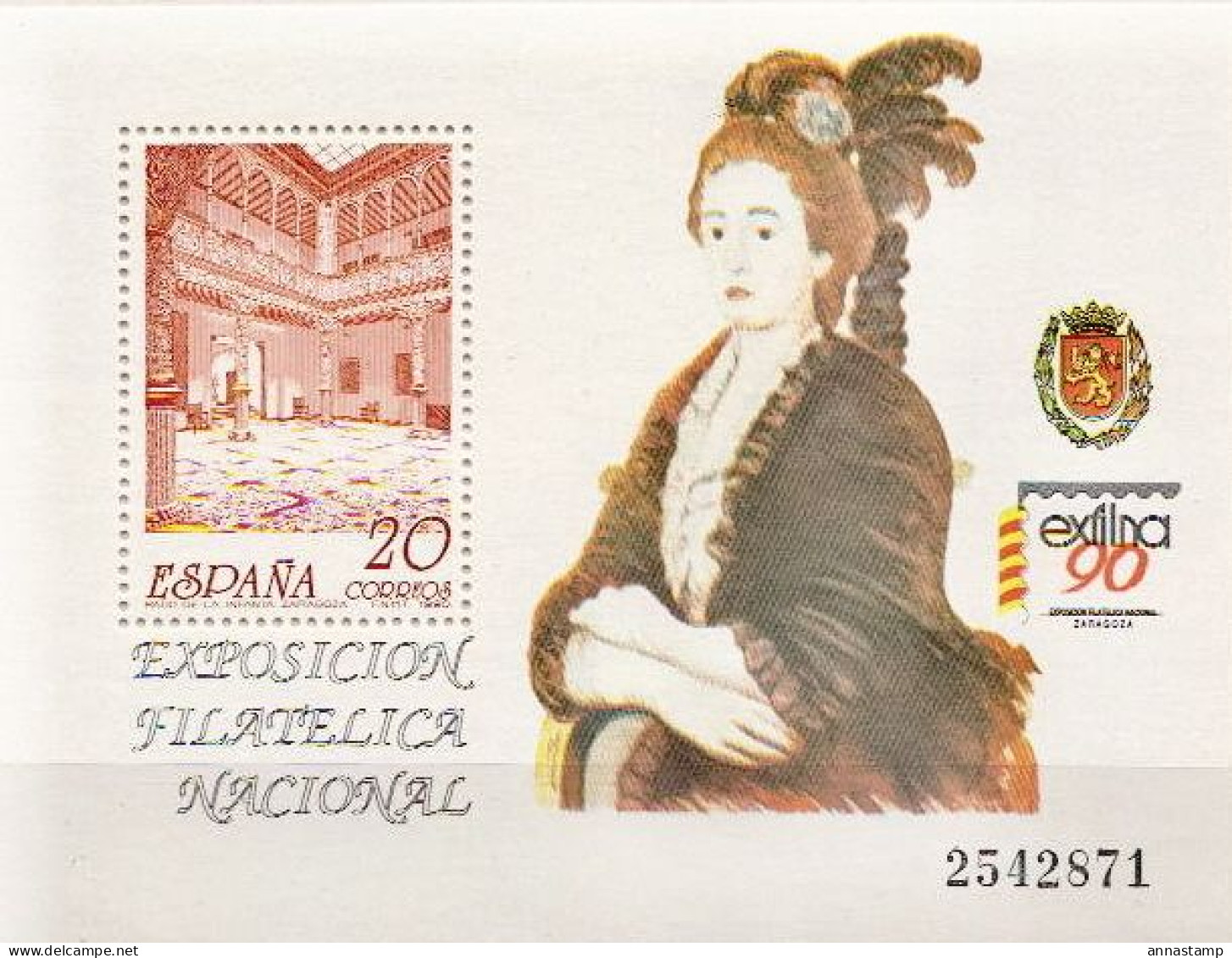 Spain MNH SS - Briefmarkenausstellungen