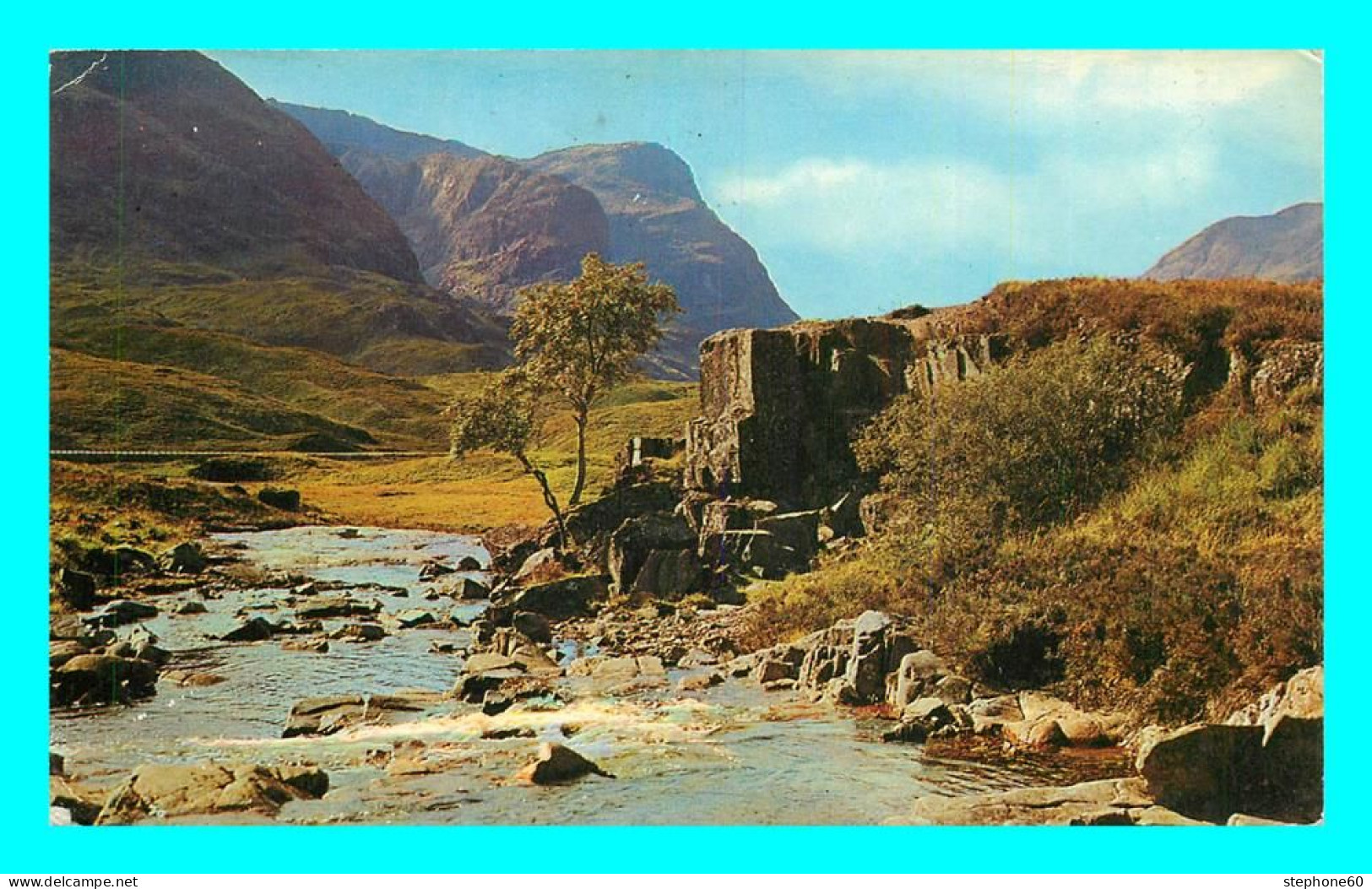 A751 / 019 The River Coe And Three Sisters Glen Coe - Argyllshire