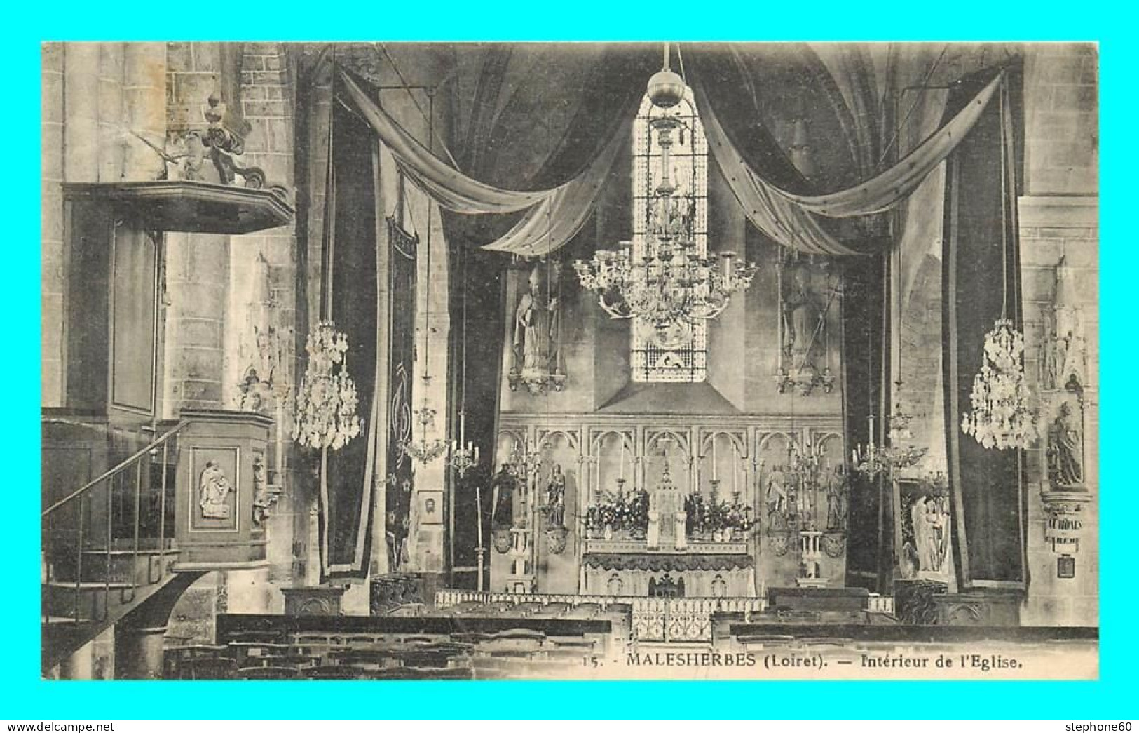 A746 / 249 45 - MALESHERBES Intérieur De L'Eglise - Malesherbes