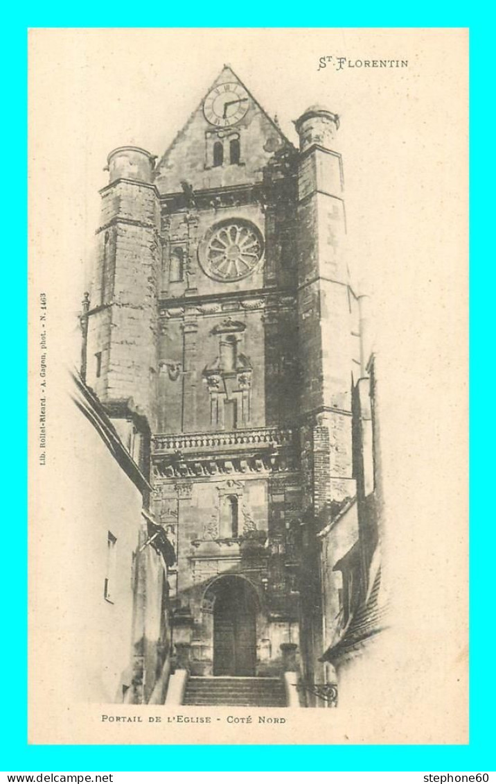 A752 / 535 89 - SAINT FLORENTIN Portail De L'église Coté Nord - Saint Florentin