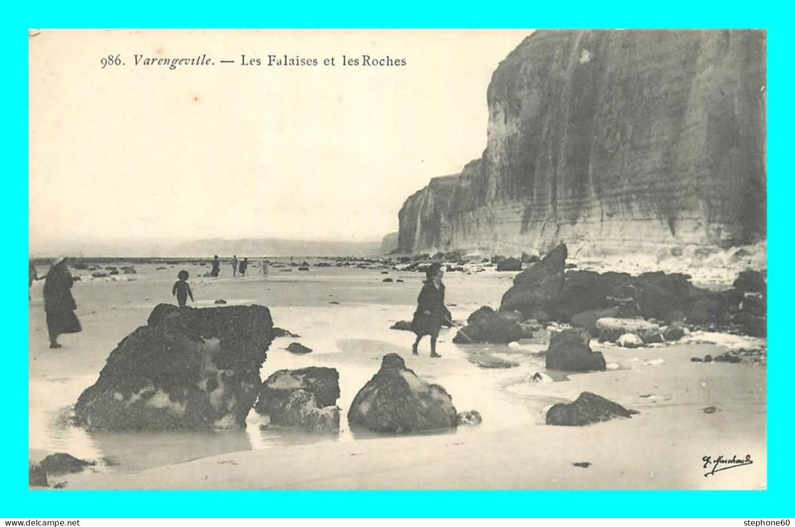 A754 / 465 76 - VARENGEVILLE SUR MER Falaises Et Les Roches - Varengeville Sur Mer