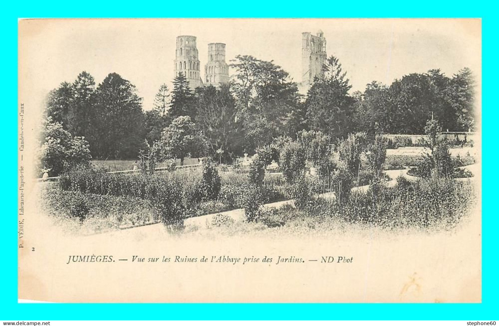 A750 / 165 76 - JUMIEGES Vue Sur Les Ruines De L'Abbaye - Jumieges