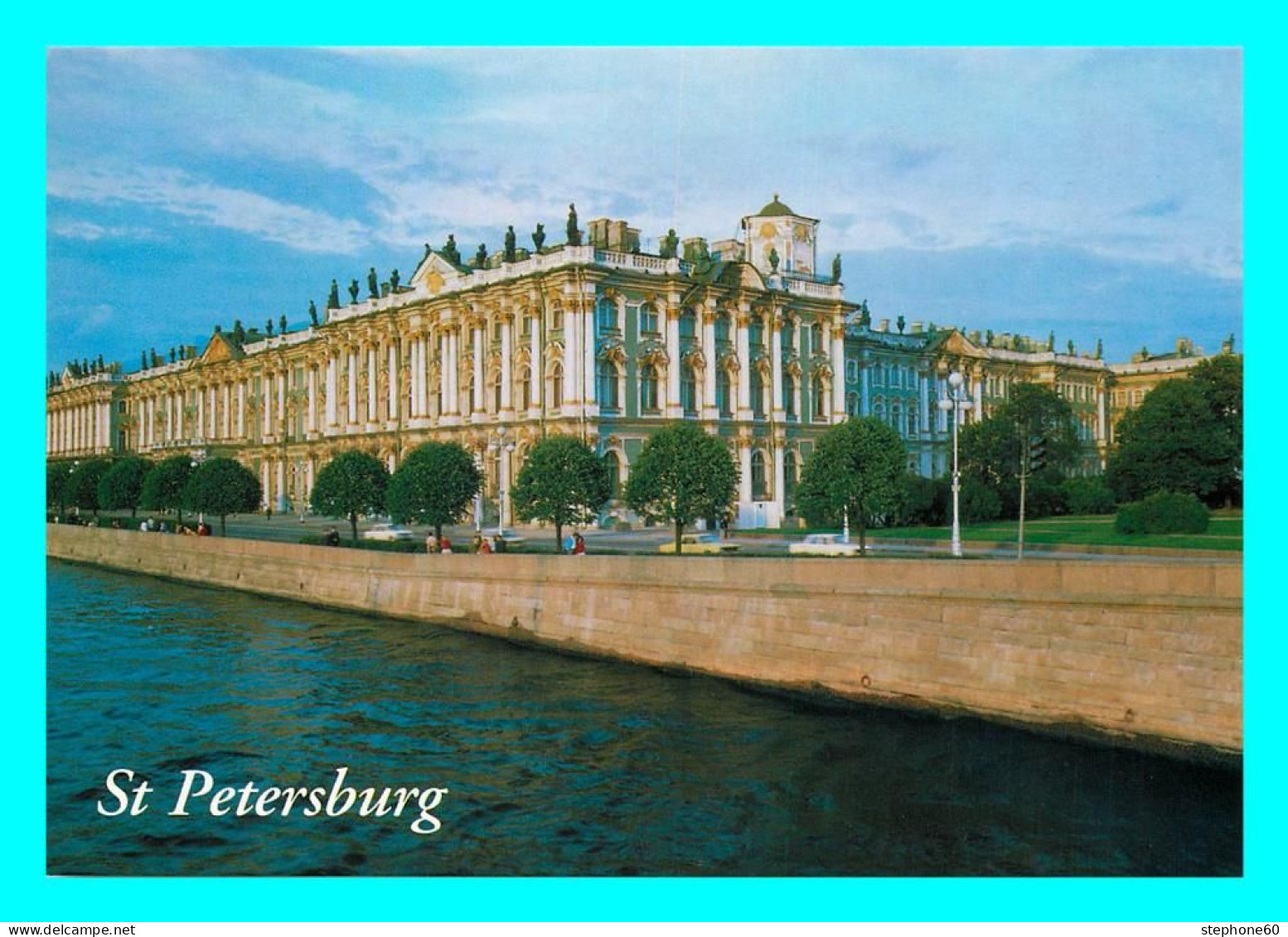 A758 / 273 RUSSIE St Petersburg Palais D'Hiver Vu Depuis La Neva - Russia