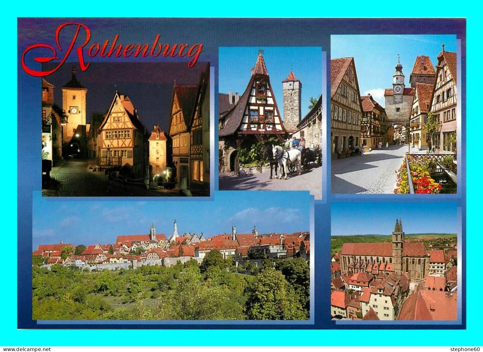 A758 / 247 ROTHENBURG Ob. Der Tauber Multivues - Rothenburg O. D. Tauber