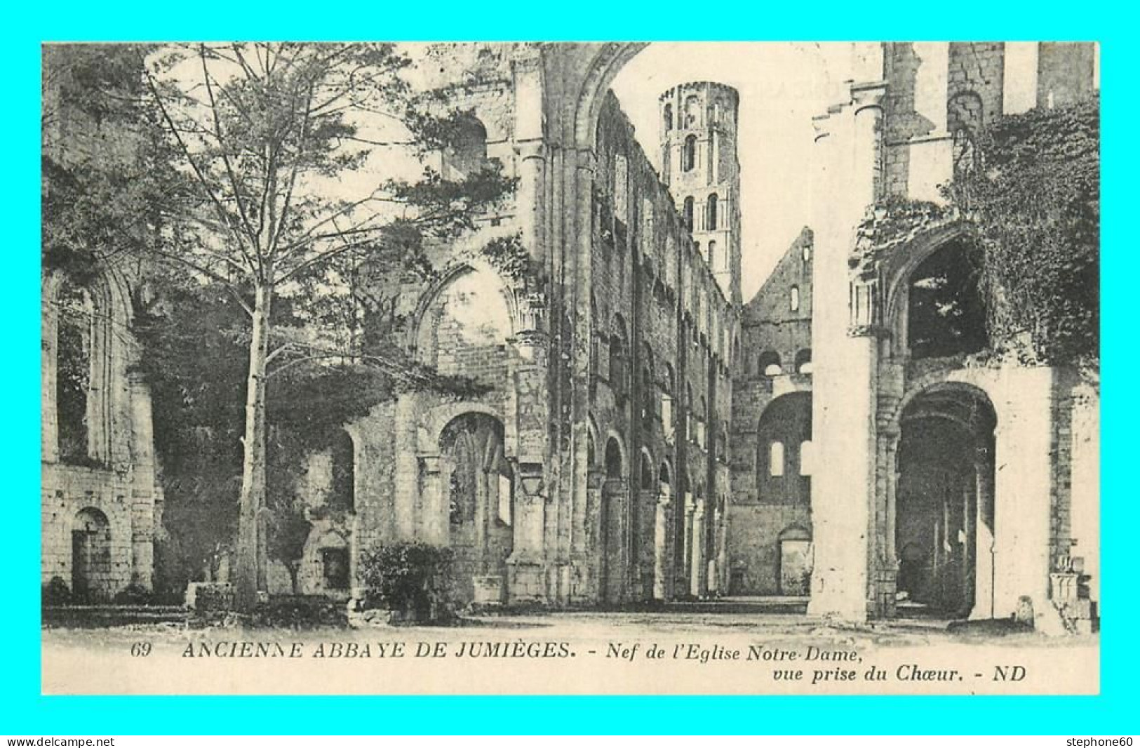 A754 / 443 76 - JUMIEGES Ancienne Abbaye Nef De L'Eglise Notre Dame - Jumieges