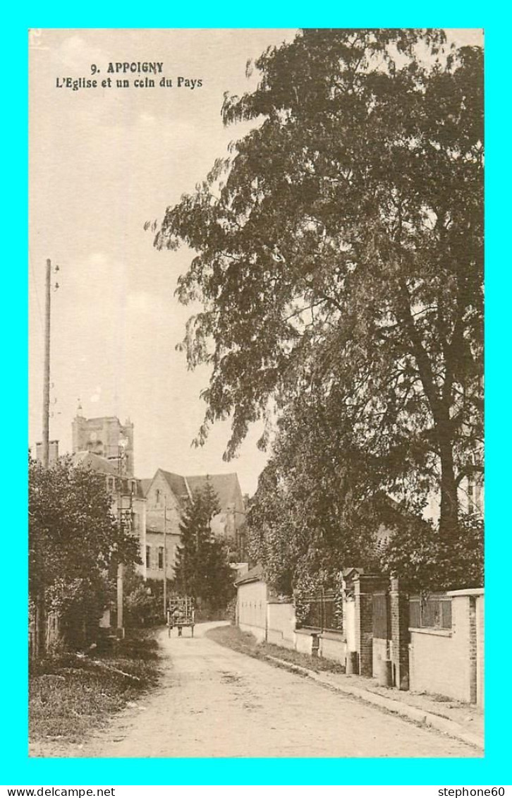 A760 / 601 89 - APPOIGNY Eglise Et Un Coin Du Pays - Appoigny