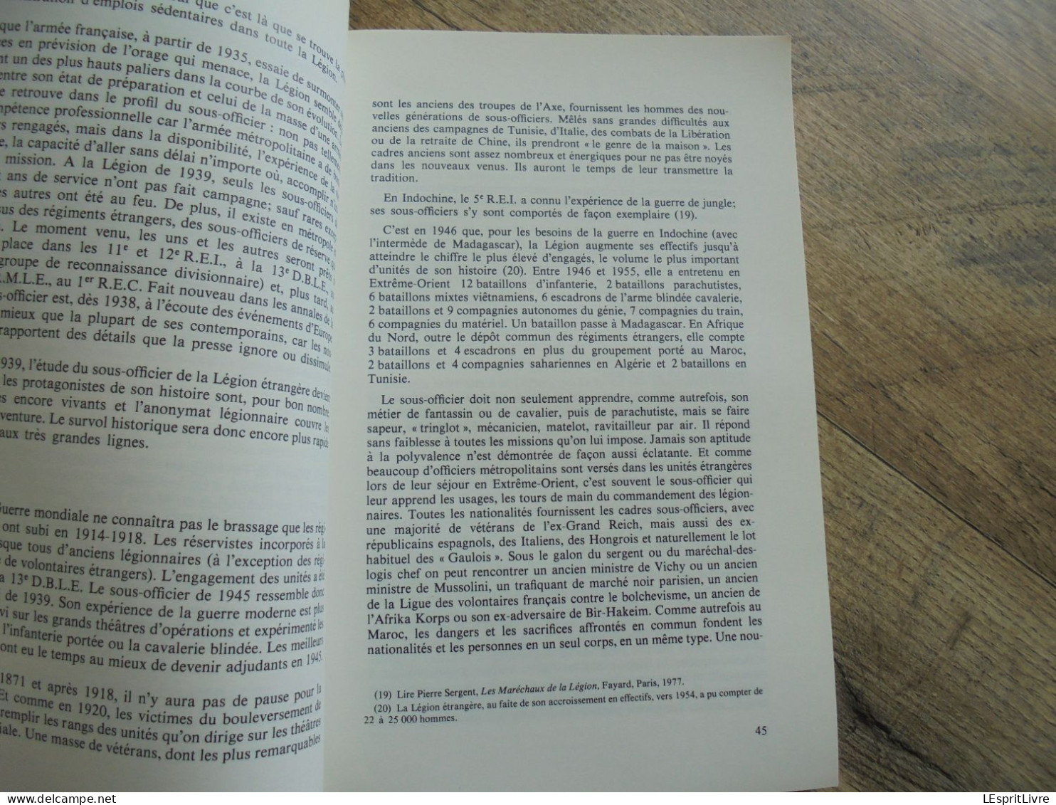 LA LEGION ETRANGERE Guerre 40 45 Histoire Légionnaire Afrique Norvège Tunisie Maroc Indochine Parachutiste REC RMLE DBLE