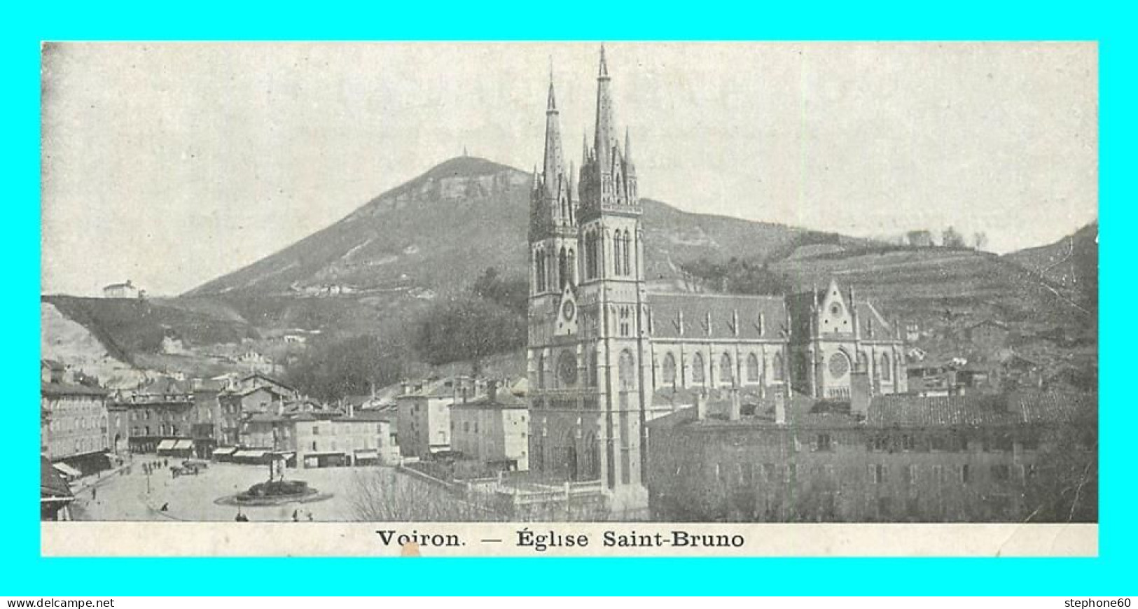 A761 / 373 38 - VOIRON Eglise Saint Bruno ( Carte Naine ) - Voiron