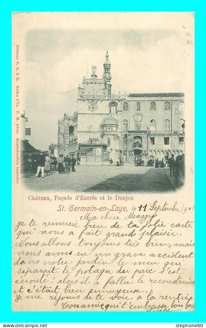 A761 / 535 78 - SAINT GERMAIN EN LAYE Chateau Facade Entrée Et Donjon - St. Germain En Laye (Kasteel)