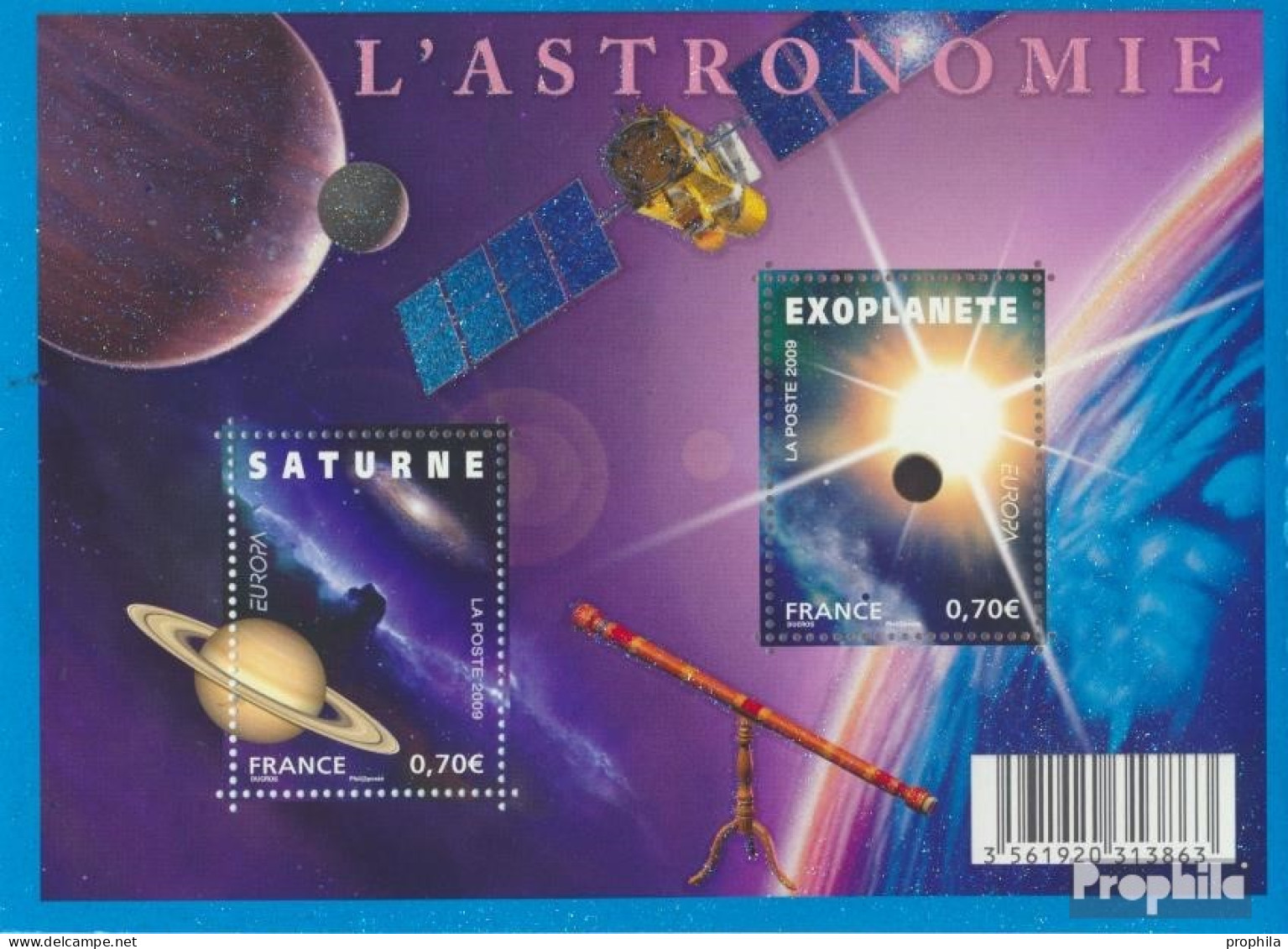 Frankreich Block106 (kompl.Ausg.) Postfrisch 2009 Europa: Astronomie - Unused Stamps